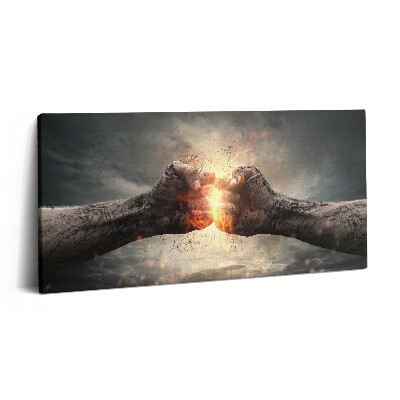 Fotoobraz canvas 100x50 Moc i moc pięści
