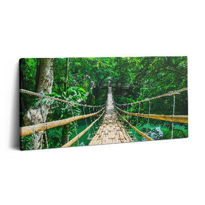 Fotoobraz canvas 100x50 Most w lesie na Filipinach