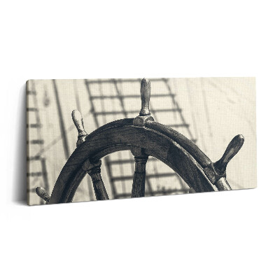 Fotoobraz canvas 100x50 Stary statek w stylu retro