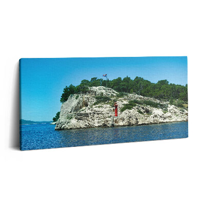 Fotoobraz canvas 100x50 Split Chorwacja Malownicza trasa