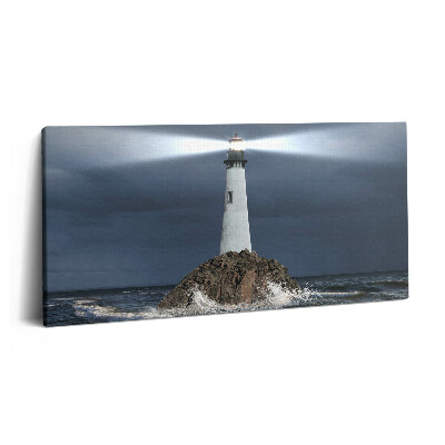 Obraz na płótnie 120x60 latarnia morska