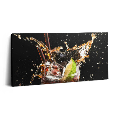 Obraz na płótnie 120x60 Pij z lodem