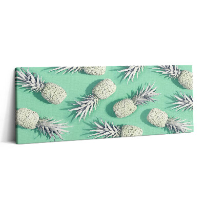 Obraz canvas 125x50 Malowany ananas