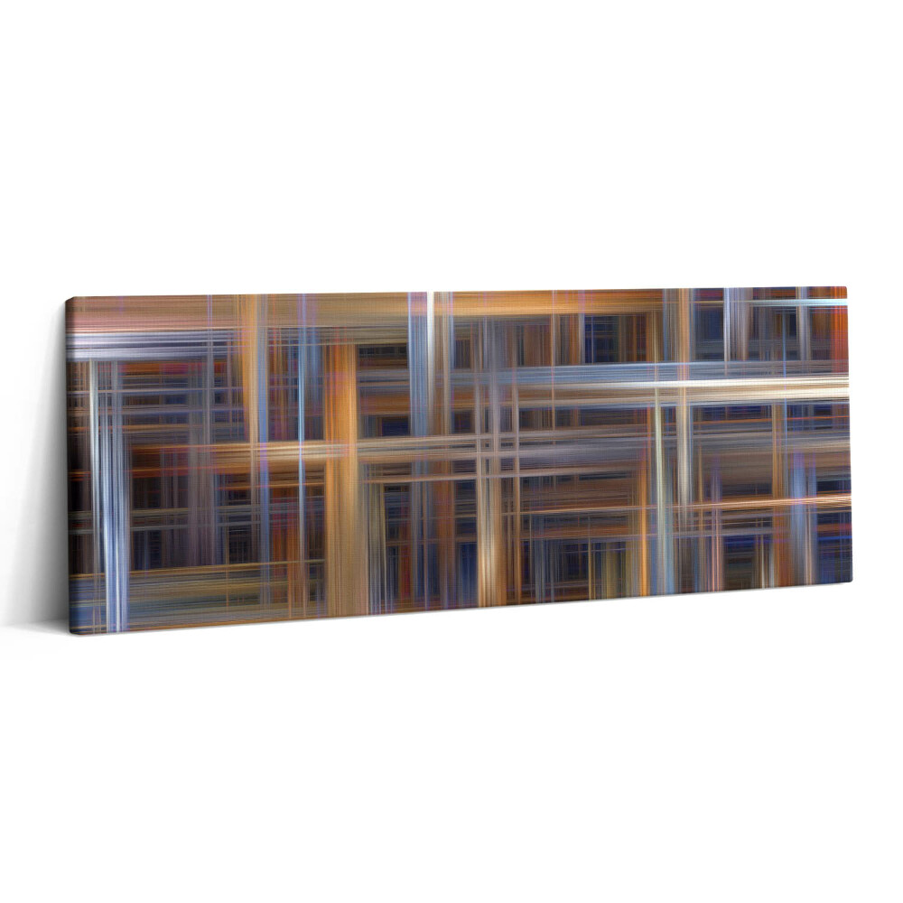 Obraz na płótnie 125x50 Abstrakcja geometrii