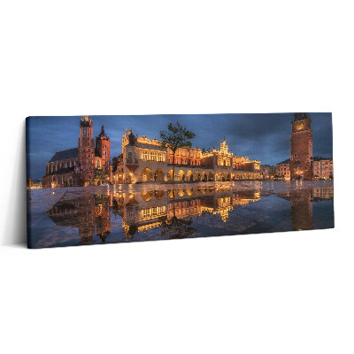 Fotoobraz canvas 125x50 Krakowski Rynek Sukiennice
