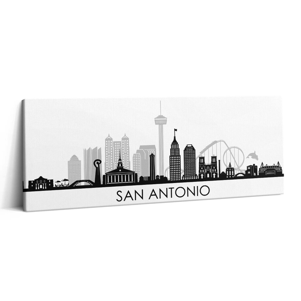 Fotoobraz canvas 125x50 Miasto San Antonio w Teksasie