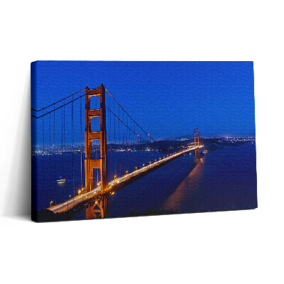 Obraz canvas 30x20 Widok na most Golden Gate