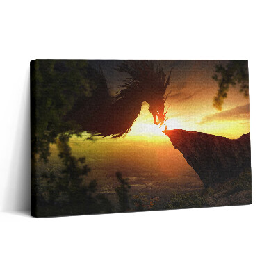 Obraz na płótnie 30x20 Świat fantasy fantasy - smok