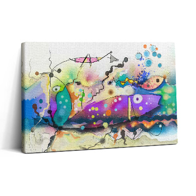 Nowoczesny obraz na płótnie 30x20 Obraz ryb w morzu