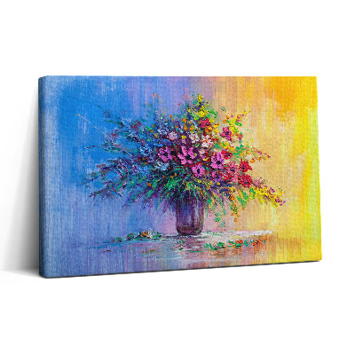 Obraz canvas 30x20 Kwiaty w wazonie