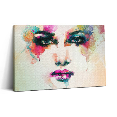 Obraz na płótnie 30x20 Streszczenie twarz kobiety