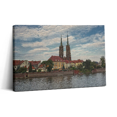 Obraz canvas 30x20 Kościół we Wrocławiu