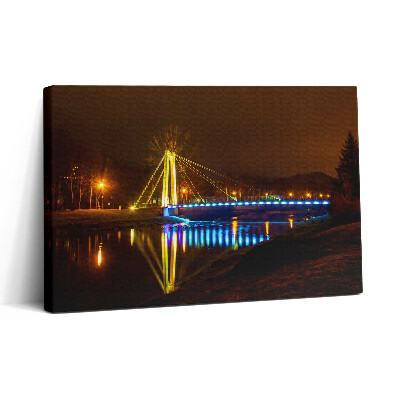 Obraz canvas 30x20 Most na Wiśle w Ustroniu