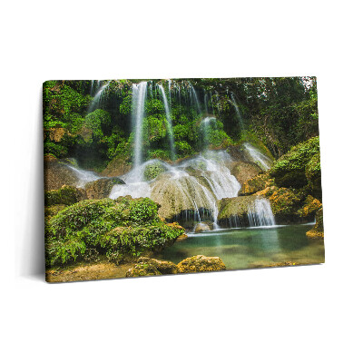 Obraz canvas 60x40 Dziki naturalny wodospad