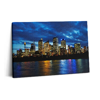 Obraz canvas 60x40 Wieczorny spacer po Sydney