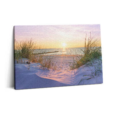 Obraz canvas 60x40 Polskie morze - opalanie