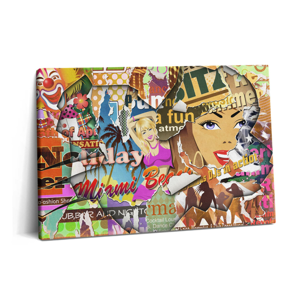 Obraz canvas 60x40 Pocztówka z wakacji