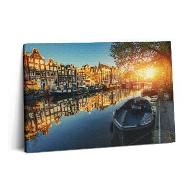 Obraz canvas 60x40 Miasto Amsterdam