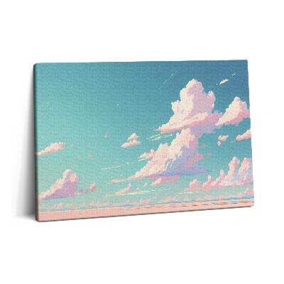 Obraz canvas 60x40 Pastelowy kolor nieba