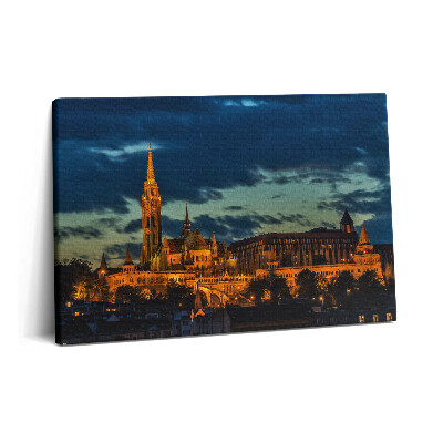 Obraz canvas 60x40 Kościół Macieja w Budapeszcie na Węgrzech