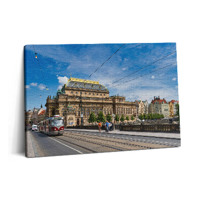 Obraz canvas 60x40 Teatr Narodowy w Pradze