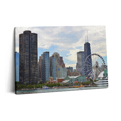 Obraz canvas 60x40 Pejzaż Chicago