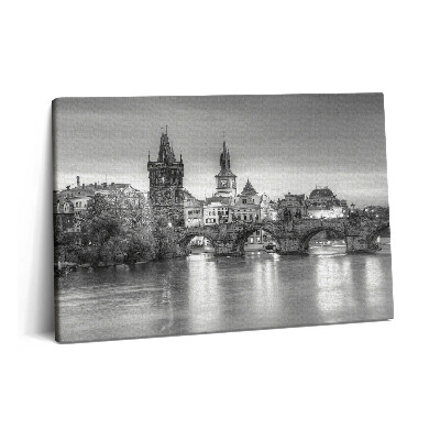 Obraz canvas 60x40 Widok na Most Karola w Pradze