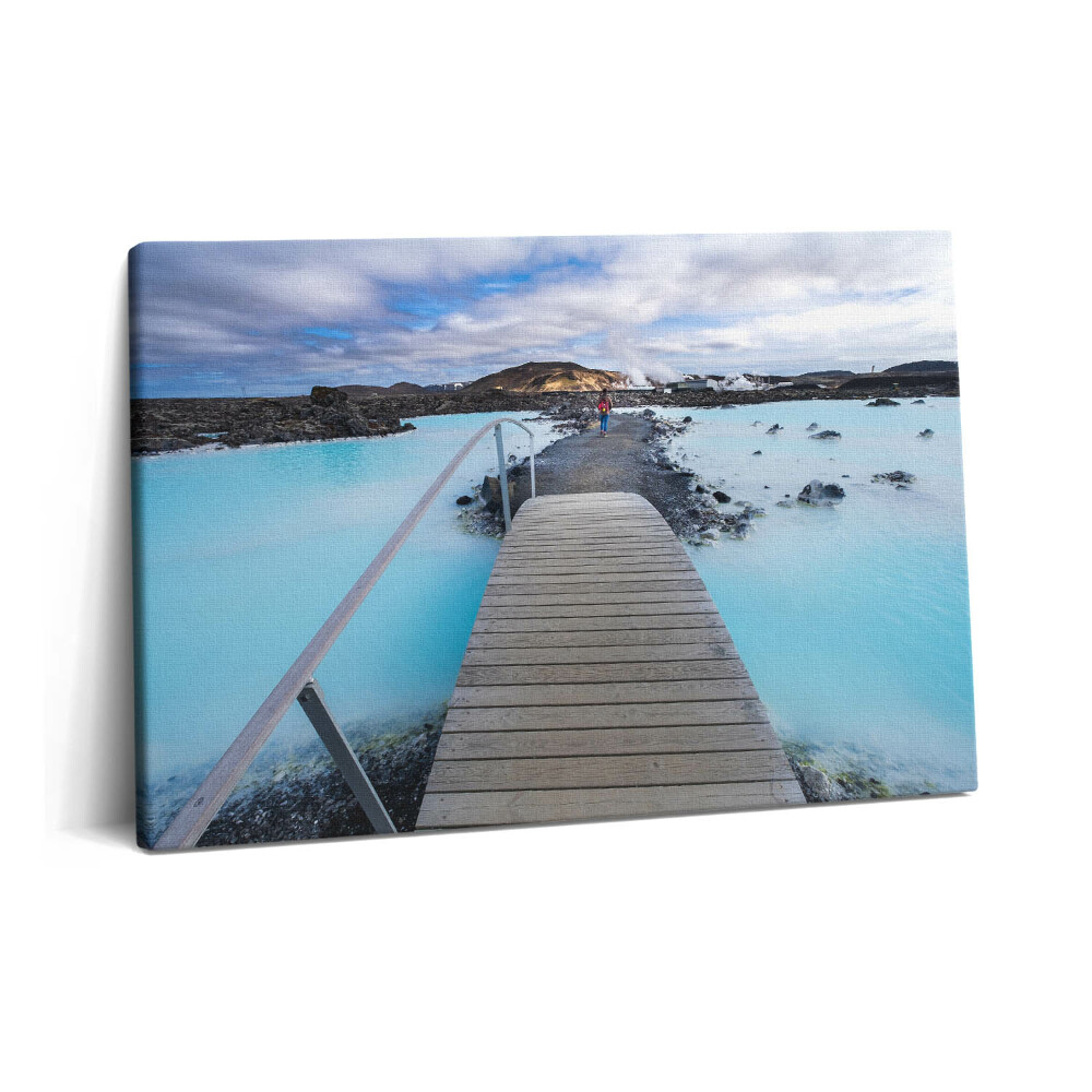 Obraz canvas 60x40 Atrakcja na Islandii