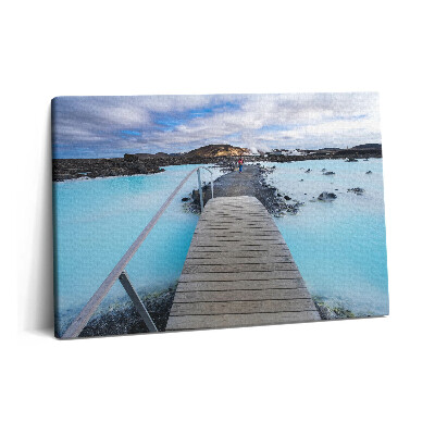 Obraz canvas 60x40 Atrakcja na Islandii