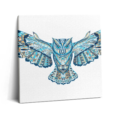 Obraz canvas 60x60 Sowa w locie