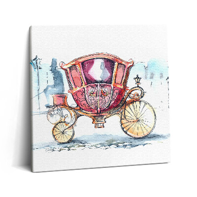 Obraz canvas 60x60 Stary powóz królowej