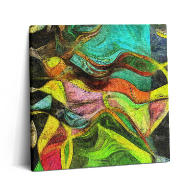 Obraz canvas 60x60 Zaburzenie artystyczne