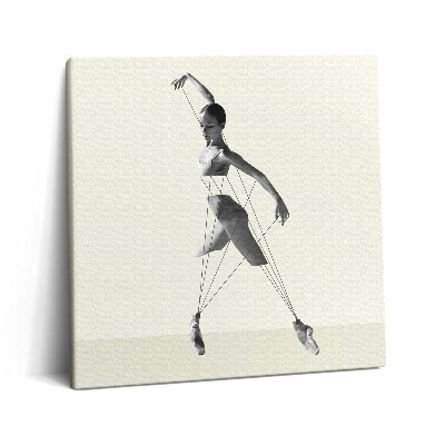Obraz canvas 60x60 Tancerz abstrakcyjny
