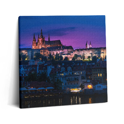 Foto-obraz canvas 60x60 Zamek Praski