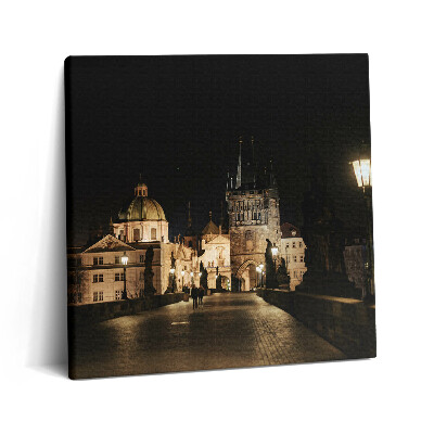 Obraz canvas 60x60 Most Karola w Pradze