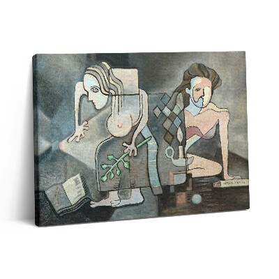 Obraz na płótnie 80x60 Abstrakcja kobiety