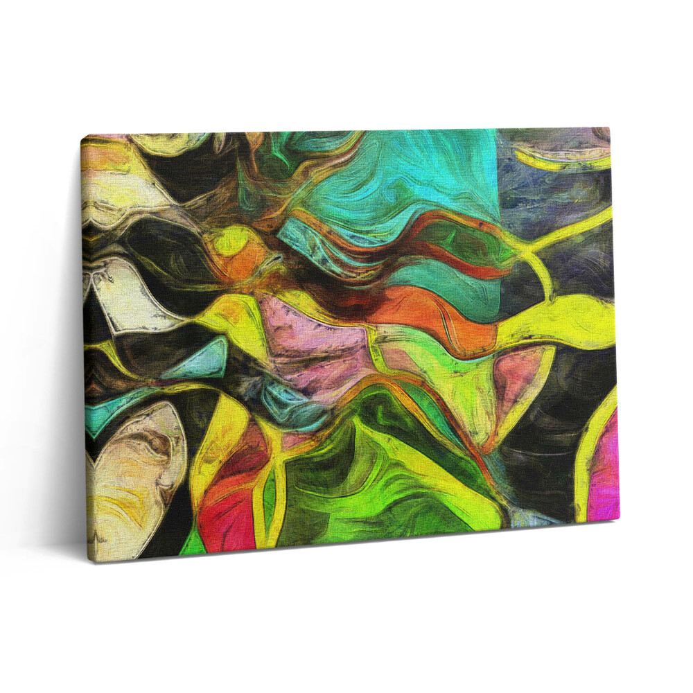 Nowoczesny obraz na płótnie 80x60 Zaburzenie artystyczne