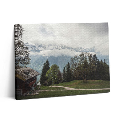 Foto obraz canvas 80x60 Malowniczy widok na góry