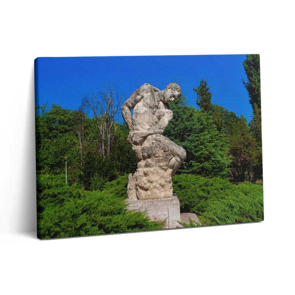 Foto obraz canvas 80x60 Gigantyczna rzeźba z Bukaresztu