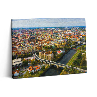 Fotoobraz canvas 80x60 Krajobraz miasta Pilzna