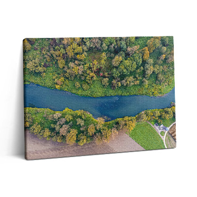 Nowoczesny obraz na płótnie 80x60 Odra w Czechach