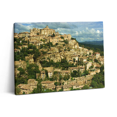 Obraz na płótnie 80x60 Zamek w Prowansji we Francji