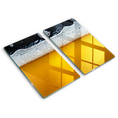 Panel ochronny do kuchni 2 sztuki Napój piwo piana