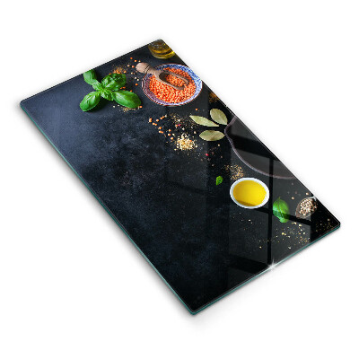 Płyta na ścianę do kuchni Miseczki z przyprawami