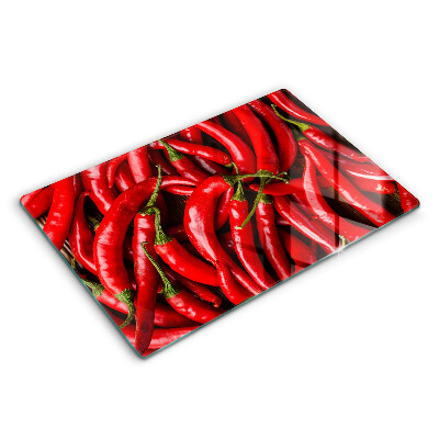 Osłona blatu kuchennego 80x52 cm Ostre chili papryki