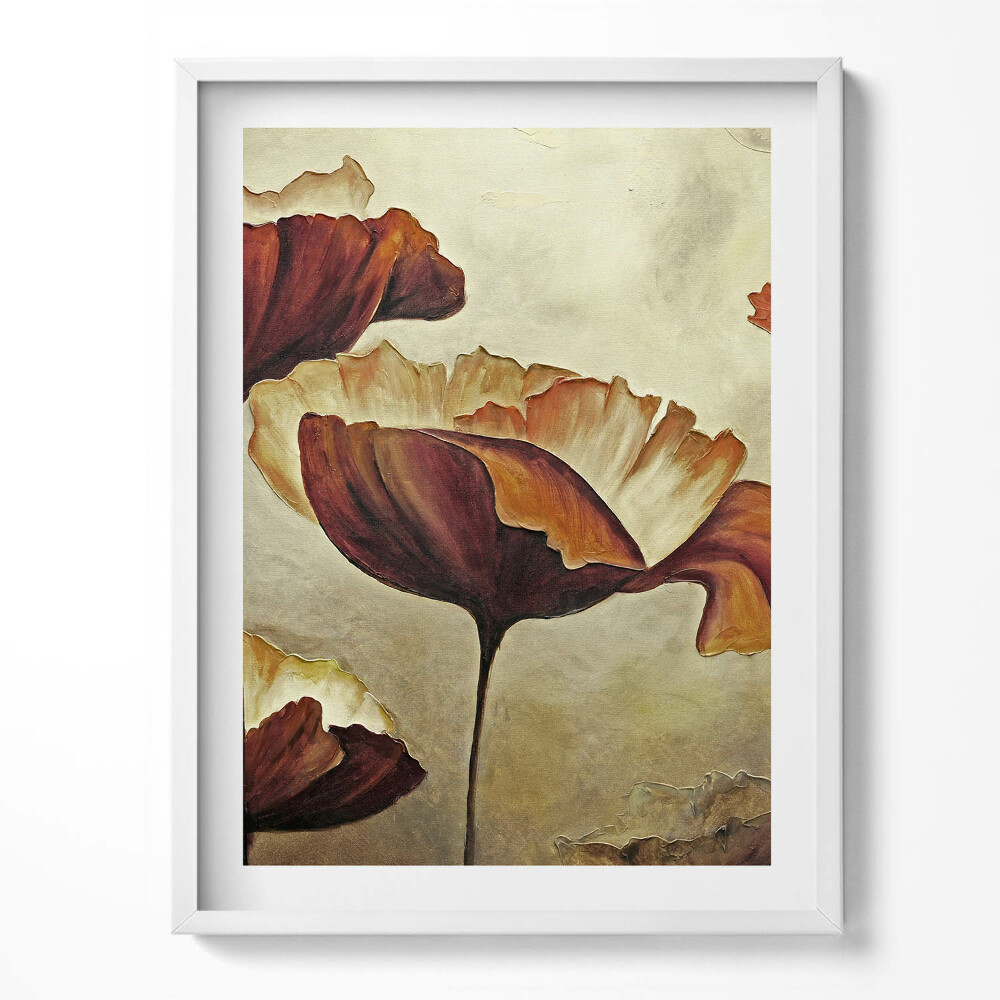 Obraz w ramce Malowane maki