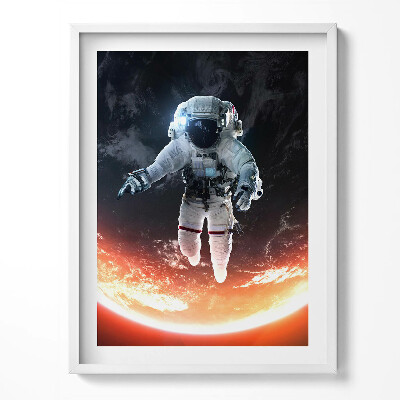 Obraz w ramce Astronauta w kosmosie
