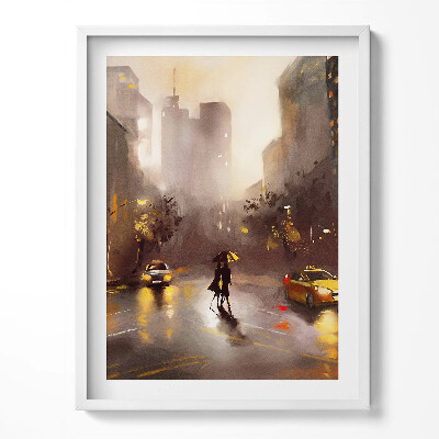 Obraz w ramce Widok ulicy Nowego Jorku