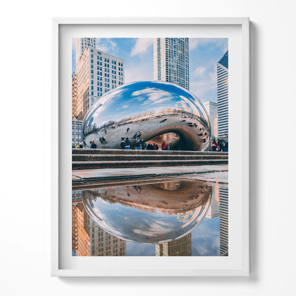 Obraz w ramce Cloud Gate Chicago