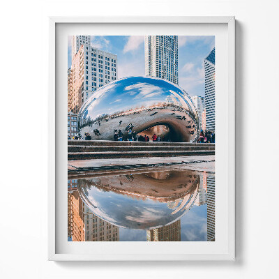 Obraz w ramce Cloud Gate Chicago